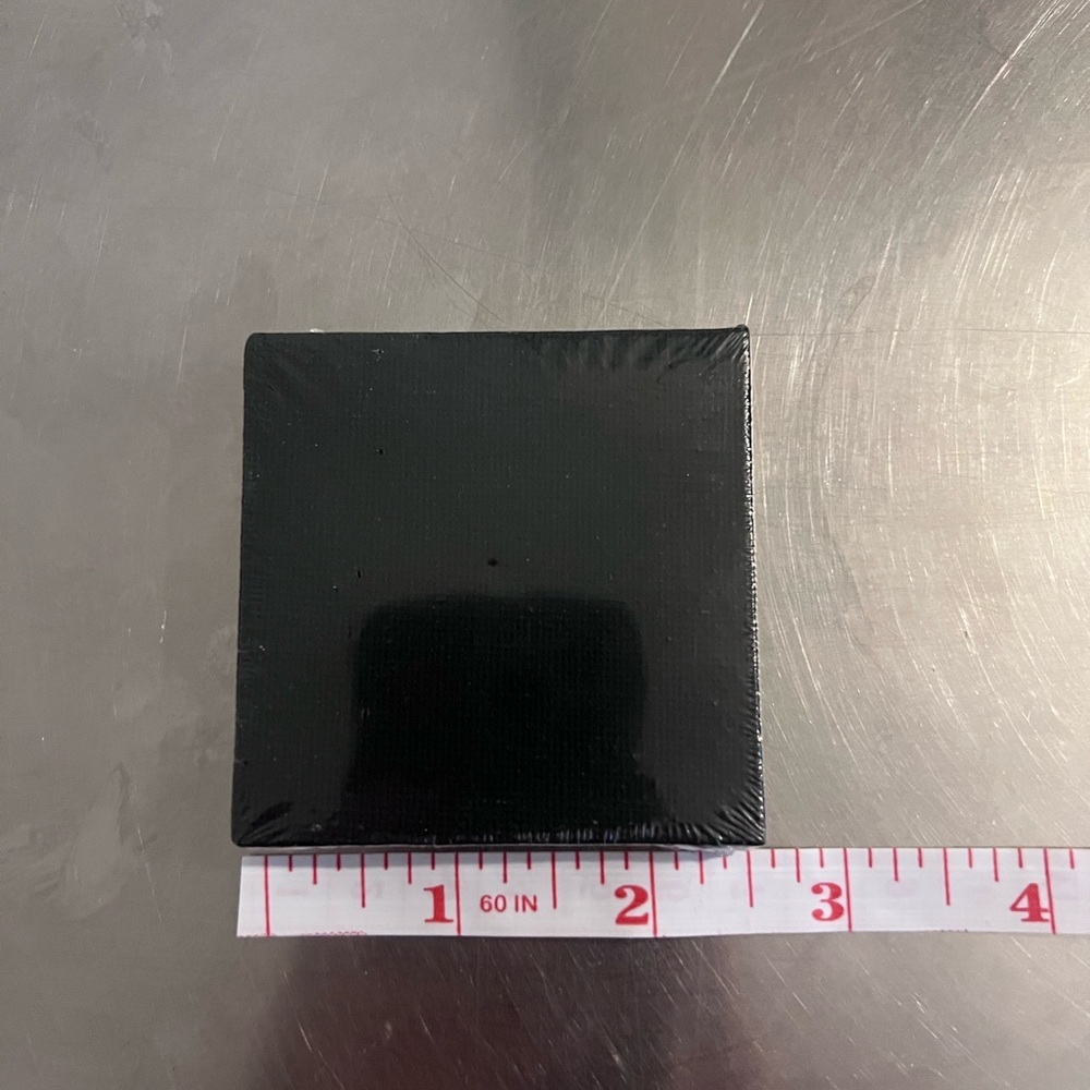Mini Black Canvas Set 2x2 Set of 2 Tiny Art Canvases DIY Craft Painting